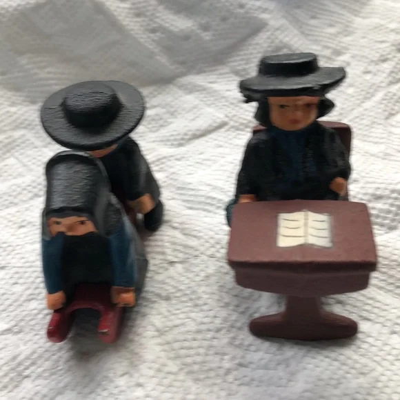 Cast Iron Figurines 5 Pieces - Picture 2 of 8